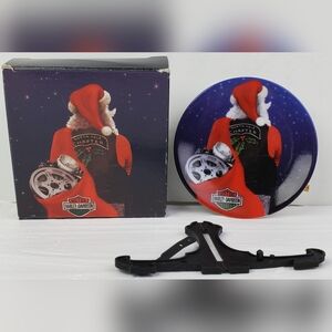 Harley-Davidson VTG 2002 North Pole Chapter Mini Plate Ornament 97932-03V - EUC